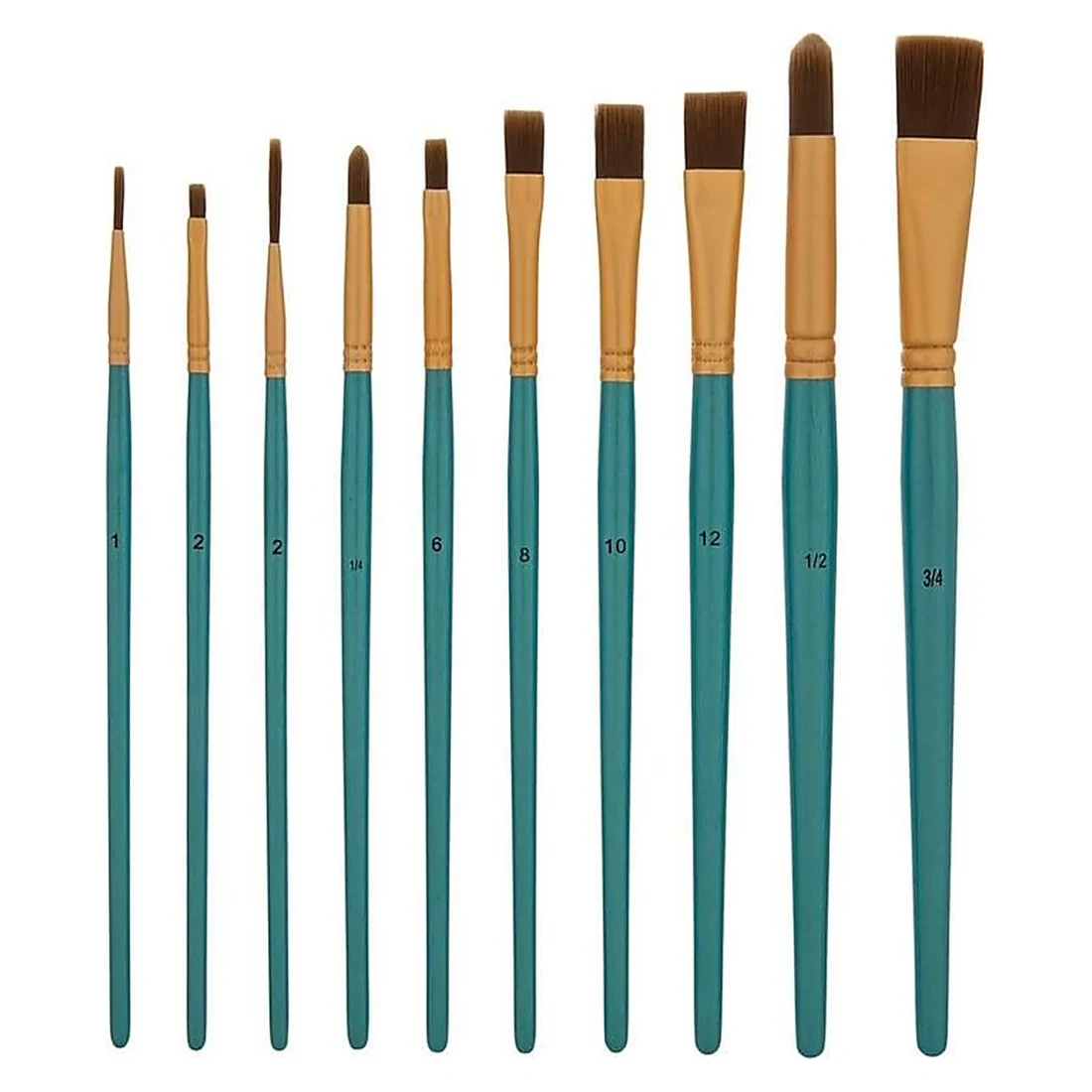 Teal Brush Set
