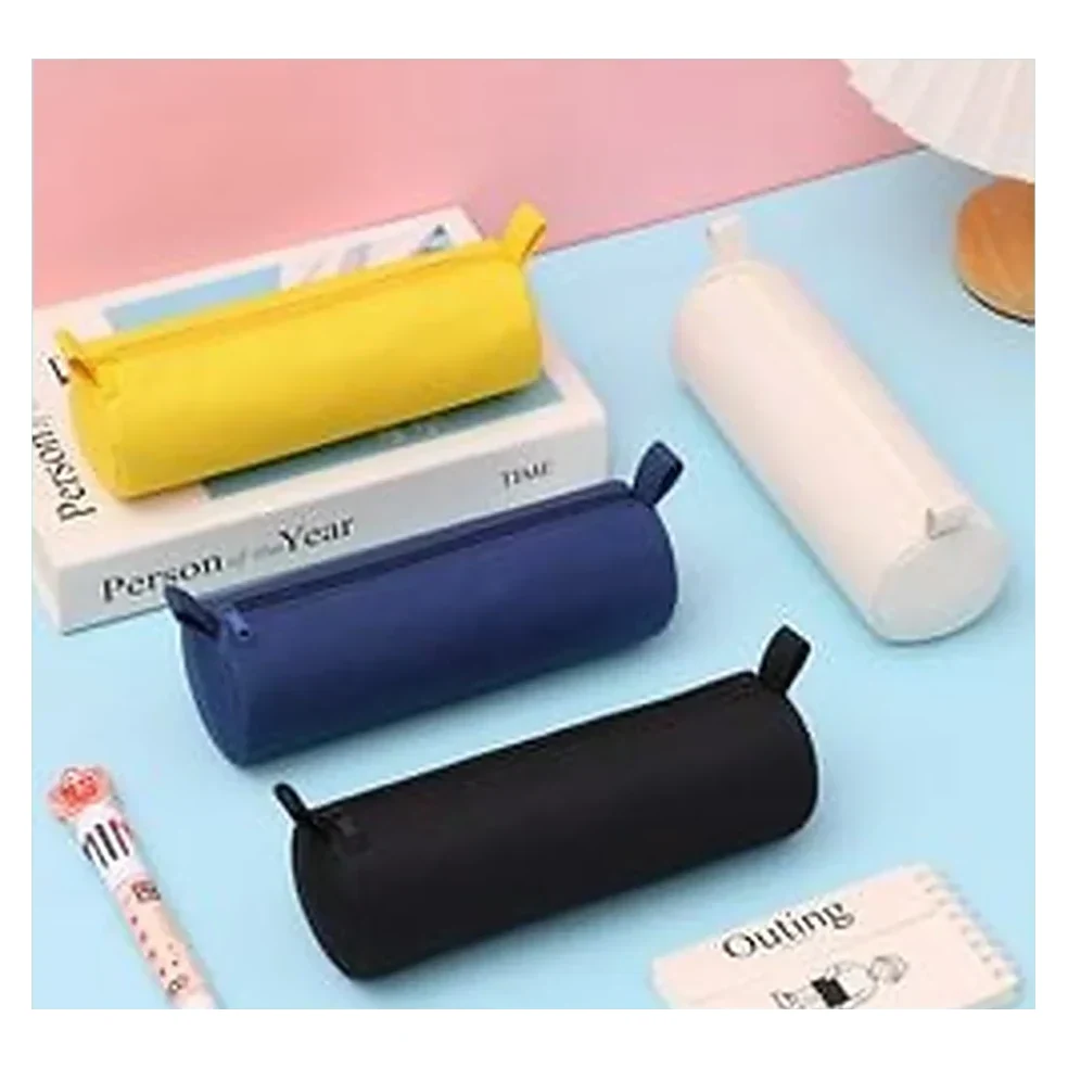 Pencil Cases Set on Desk