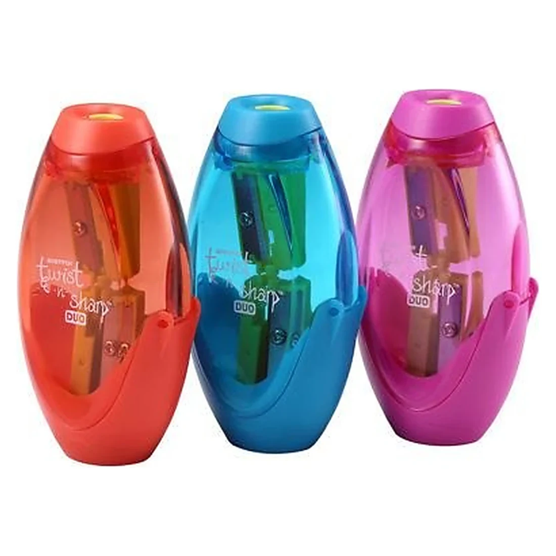 Colourful Sharpeners with Cases