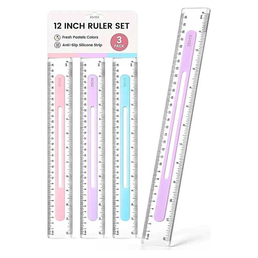 Twelve Inch Ruler Set