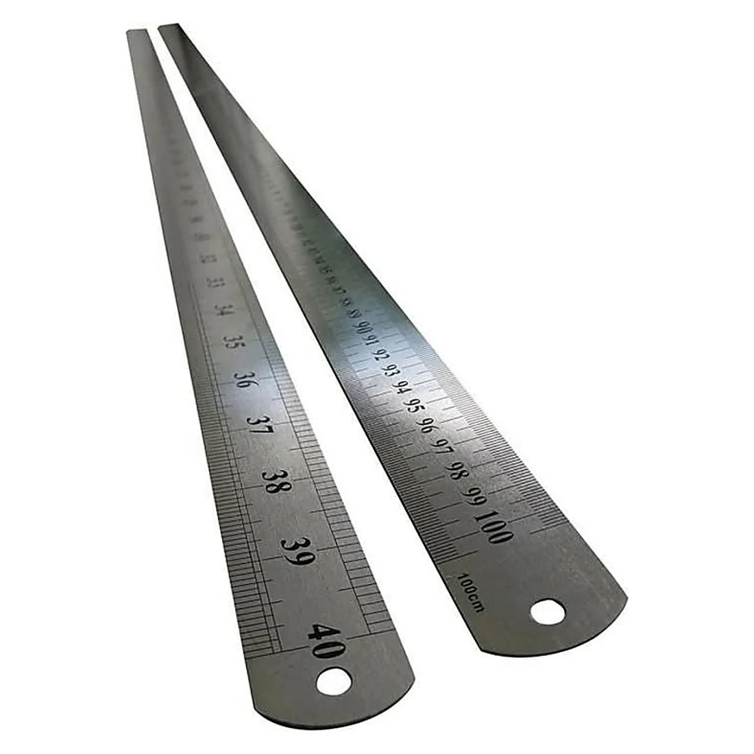 Steel Rulers Pair
