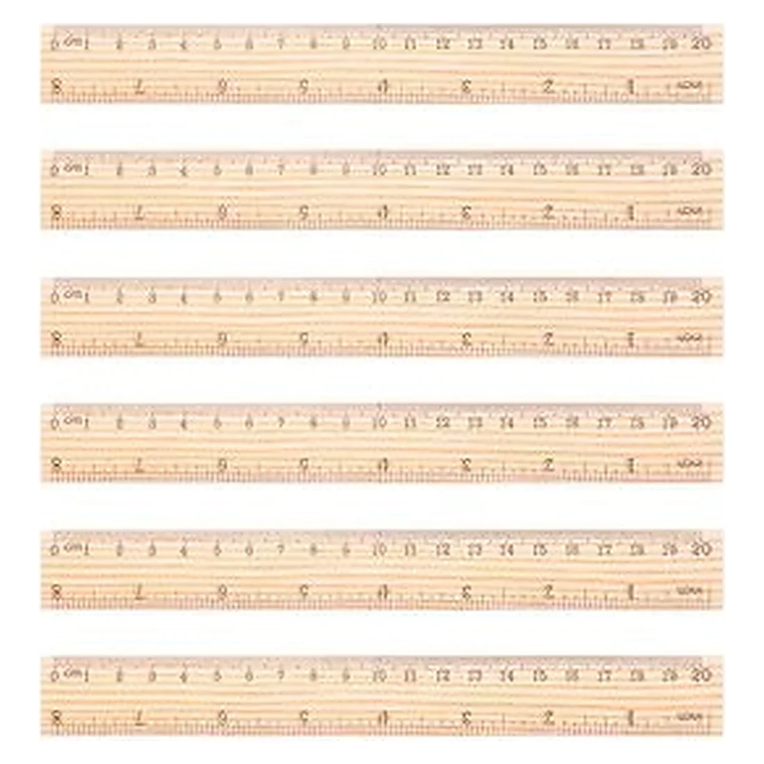 Wooden Rulers Set