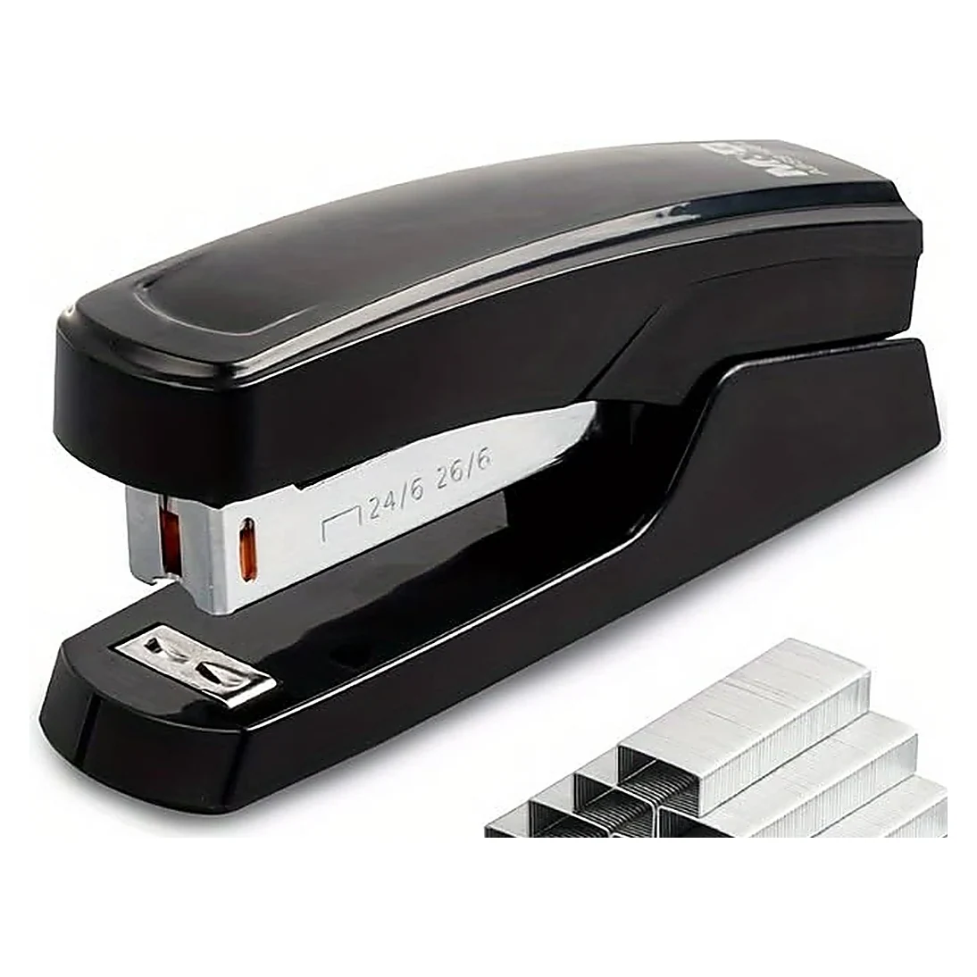 Black Stapler with Staples