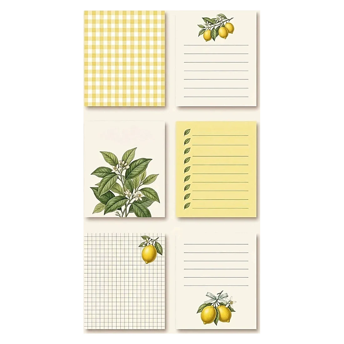 Memo Sheets with Plants