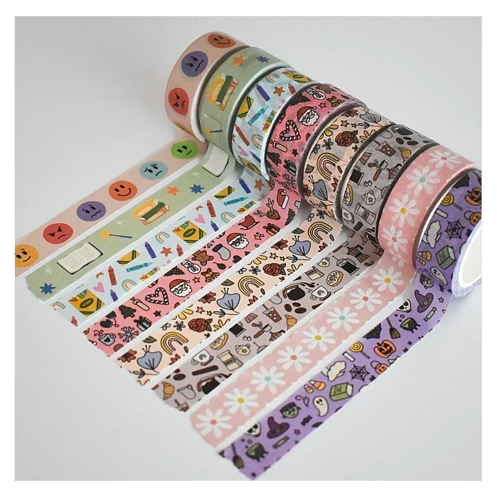 Patterned Washi Tape Rolls
