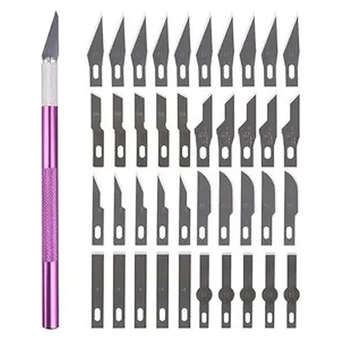 Purple Craft Knife with Blades