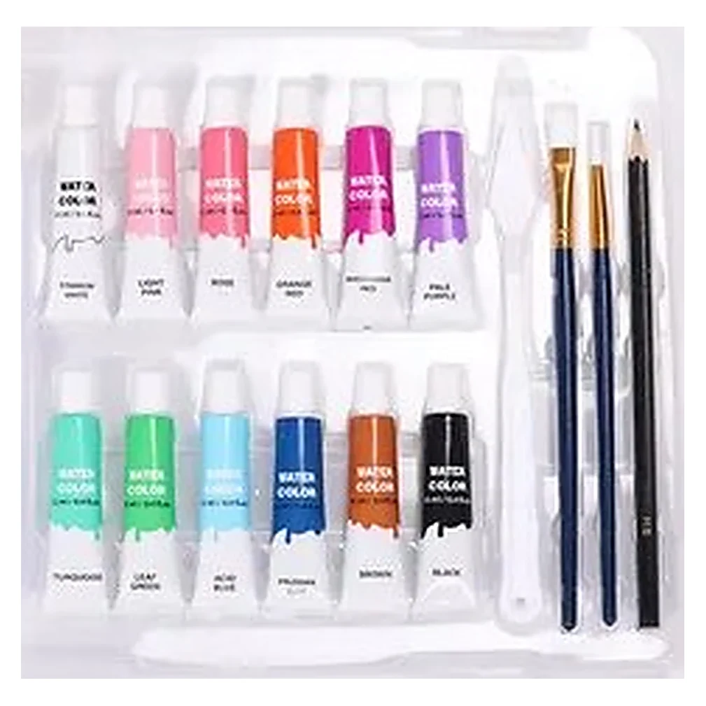 Watercolour Tubes and Brushes
