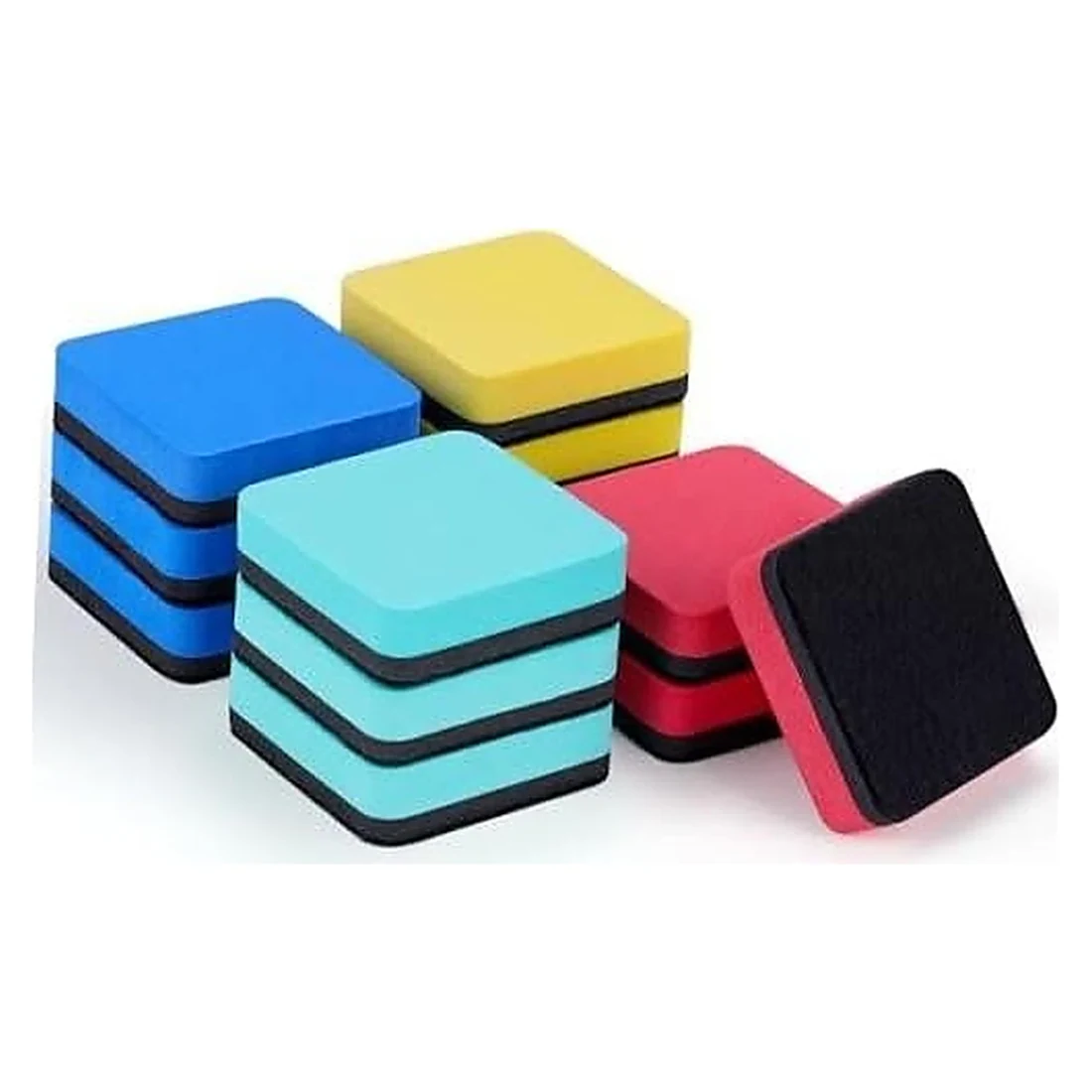 Colourful Whiteboard Erasers Set