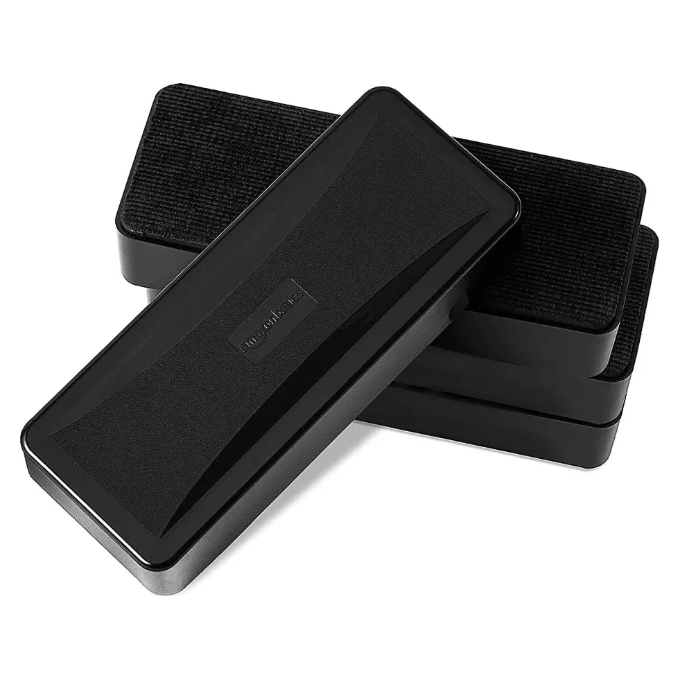 Black Whiteboard Erasers Pair