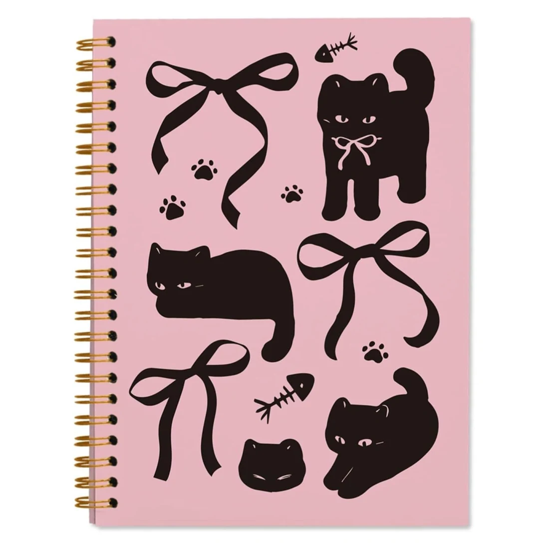 Cat and Bow Notebook