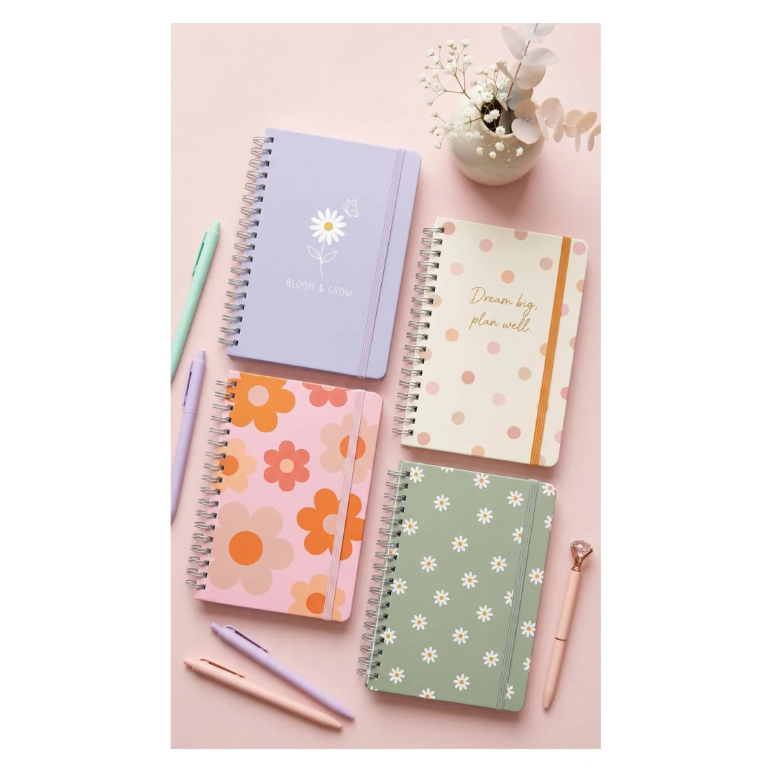 Daisy Cover Notebook Set