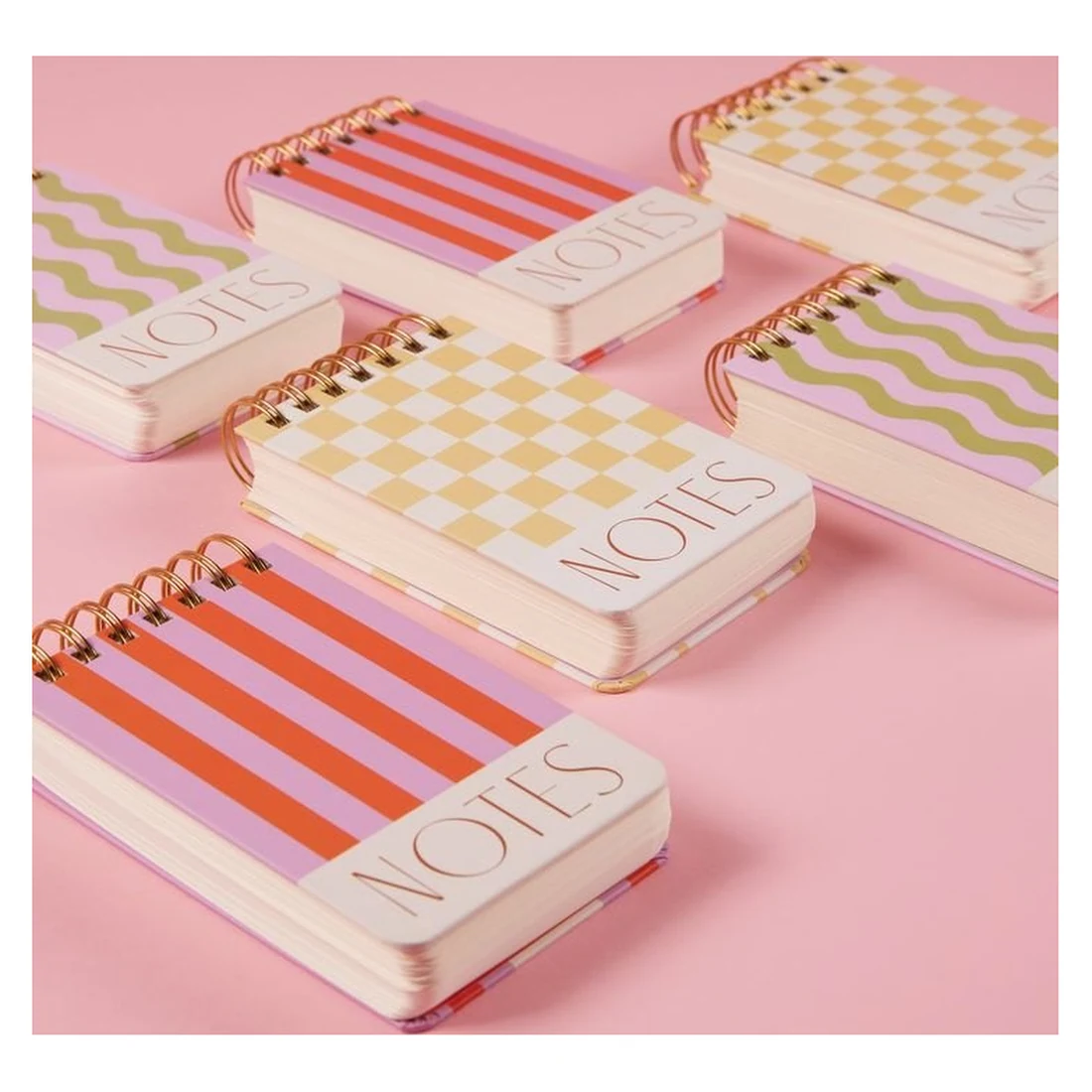 Pink Stripe Note Pads