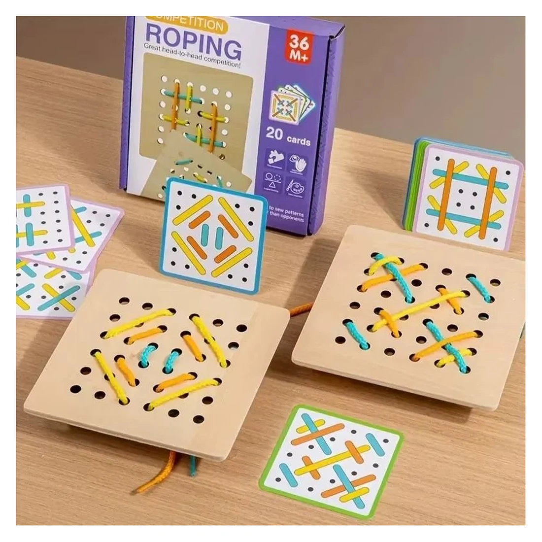 Wooden Lacing Boards