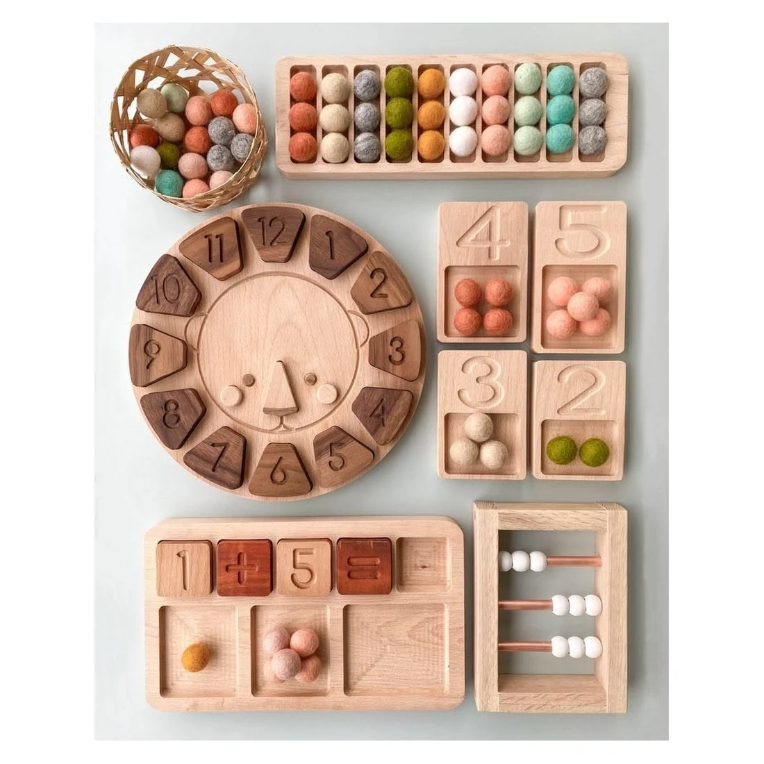 Montessori Number Board Set