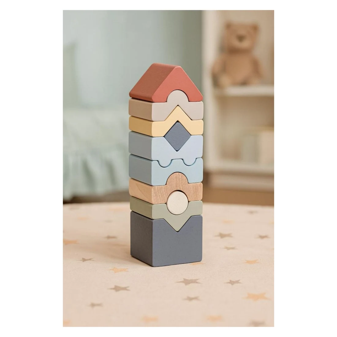 Wooden Stacking Tower