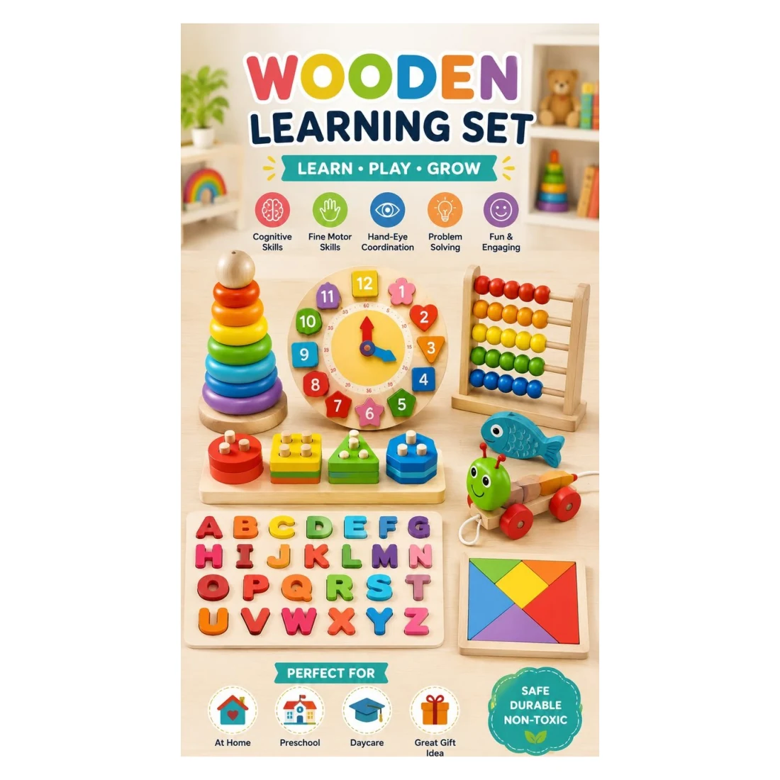 Wooden Learning Set