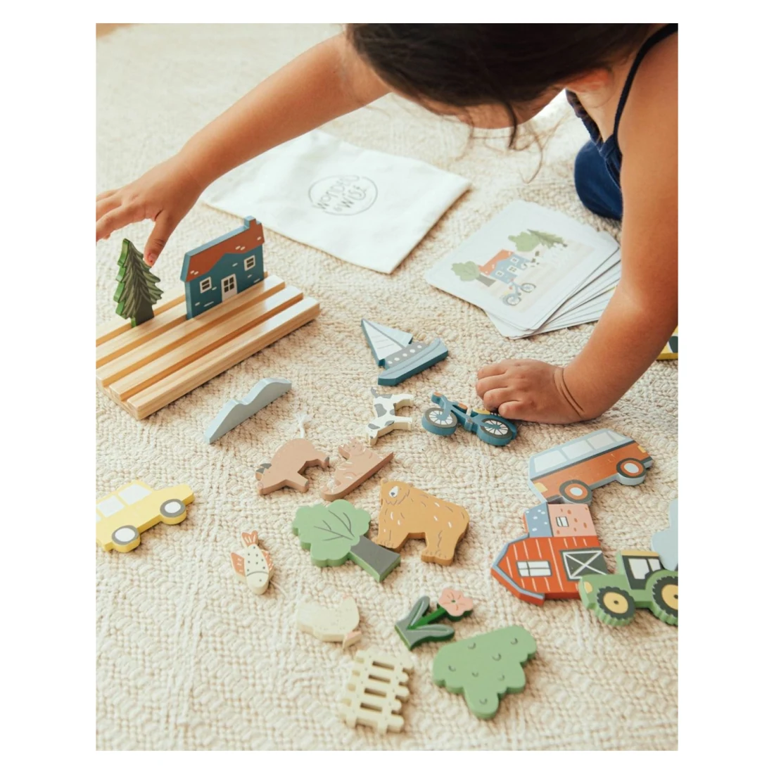 Wooden Play Scene Set