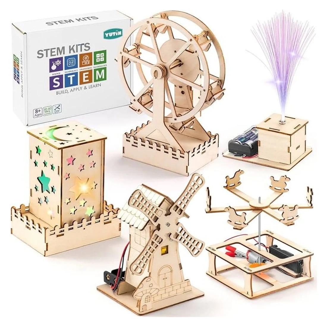 Wooden STEM Building Kits