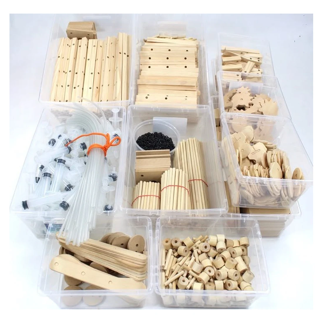 Wooden Building Block Case